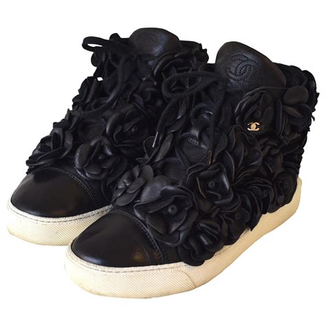 cheap chanel flower sneakers|chanel sneakers clearance.